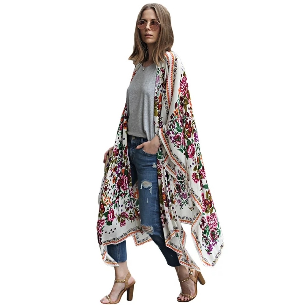 Floral kimono